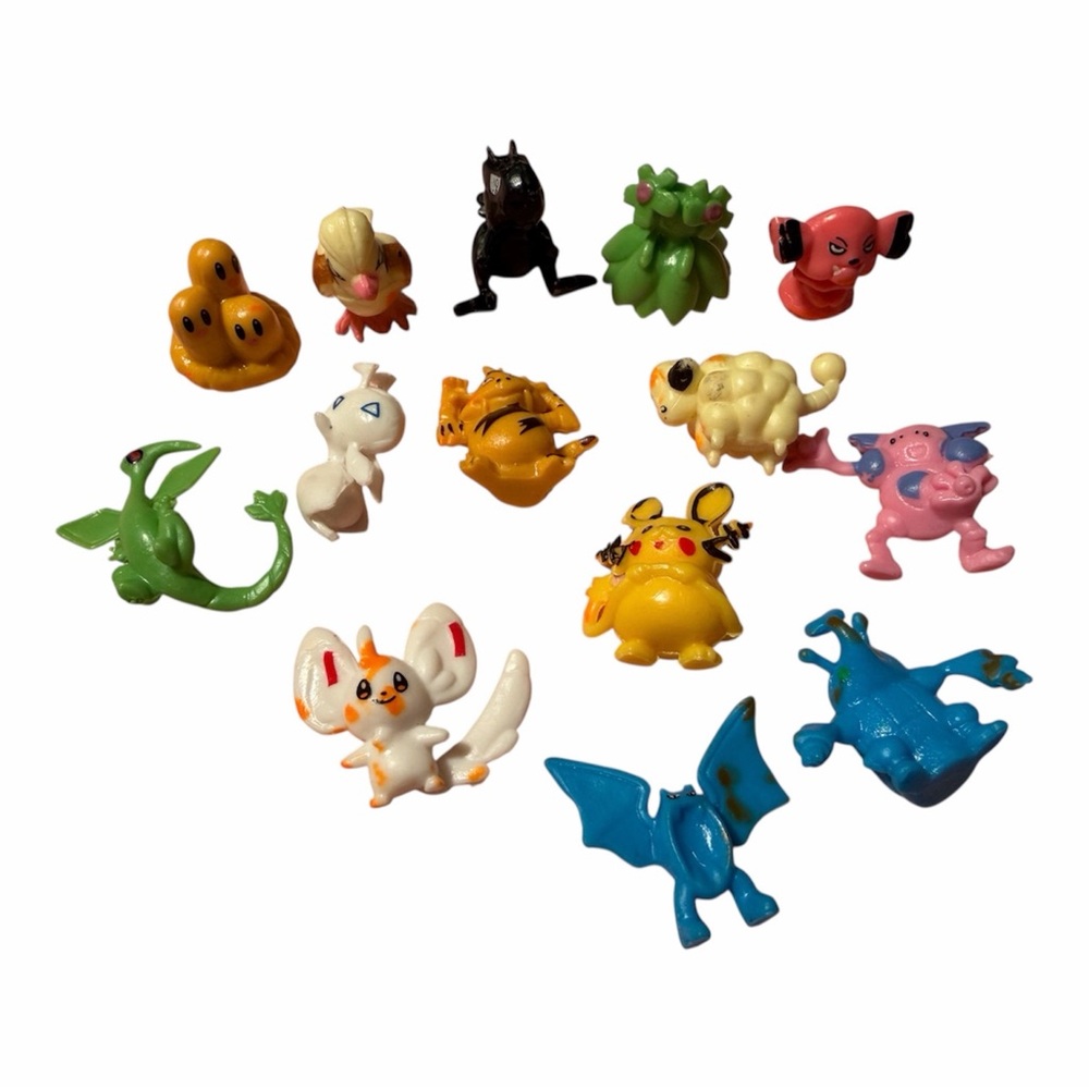 Lot Of 14 Vintage  1/2” PK China & China Mini Collectible Pokémon Figures